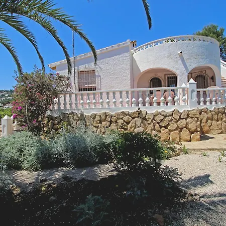 Villa Confortable Avec Piscine Privee Et Jardin, Proche Et Commodites A Moraira, Costa Blanca - Hisp-216-204
