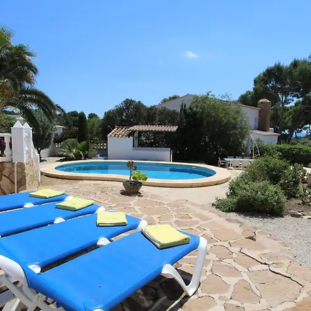 Confortable Avec Piscine Privee Et Jardin, Proche Et Commodites A Moraira, Costa Blanca - Hisp-216-204 *